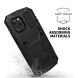 Защитный чехол R-JUST Military для Apple iPhone 12 / 12 Pro - Black (253974B). Фото 4 из 9