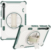 Захисний чохол Reframe Kickstand Strap для Samsung Galaxy Tab S7 / S8 / S9 / S9 FE (T870/T875/X700/X706/X710/X716/X510) - Green: фото 1 з 18