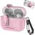 Защитный чехол Reframe Leather Texture для Apple AirPods Pro 2 - Pink: фото 1 из 7