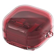Захисний чохол Reframe Lucid Case для Samsung Galaxy Buds 4 / Buds 4 Pro - Transparent Red: фото 1 з 10
