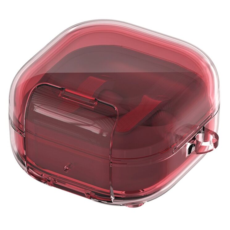 Захисний чохол Reframe Lucid Case для Samsung Galaxy Buds 4 / Buds 4 Pro - Transparent Red: фото 1 з 10