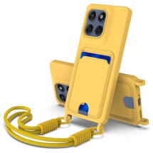 Захисний чохол Reframe Silicone Holder для Motorola Edge 60 Pro - Yellow: фото 1 з 7