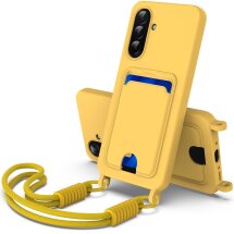 Защитный чехол Reframe Silicone Holder для Samsung Galaxy A36 (A366) / A56 (A566) - Yellow: фото 1 из 7