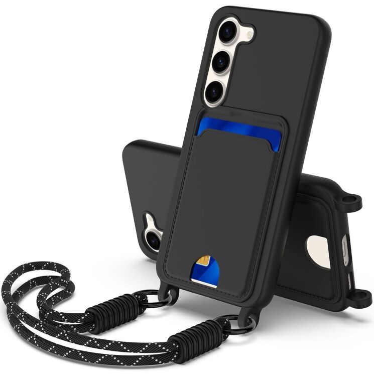 Захисний чохол Reframe Silicone Holder для Samsung Galaxy S23 (S911) - Black: фото 1 з 8
