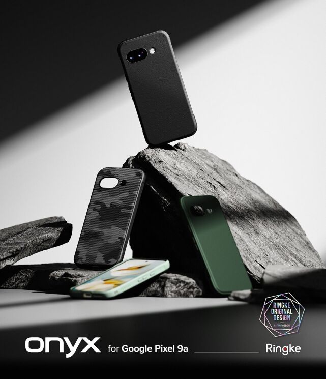 Захисний чохол Ringke Onyx Design для Google Pixel 9a (8800293853343) - Camo Black: фото 2 з 10