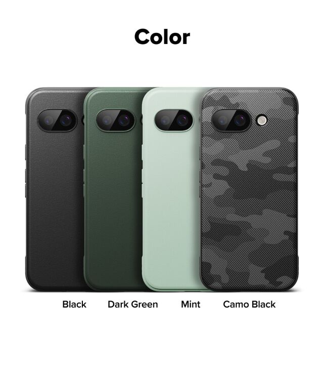 Захисний чохол Ringke Onyx Design для Google Pixel 9a (8800293853343) - Camo Black: фото 9 з 10