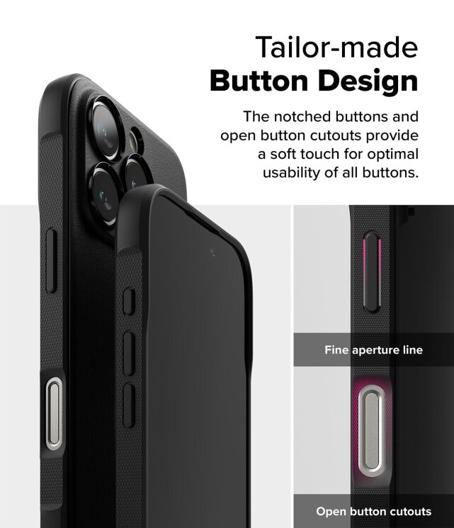 Защитный чехол Ringke Onyx Magnetic (FP) для Apple iPhone 16 Pro Max (8809961789601) - Black: фото 15 из 16