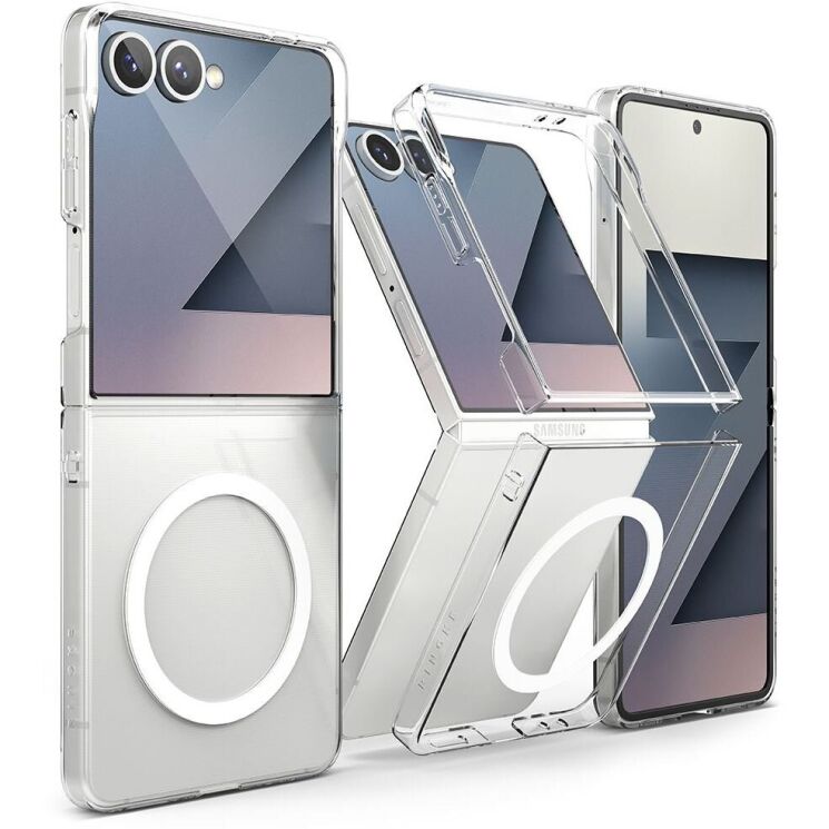 Защитный чехол Ringke Slim Magnetic для Samsung Galaxy Flip 7 (8800293855828) - Clear: фото 4 из 22