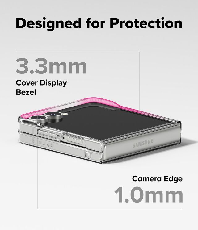 Защитный чехол Ringke Slim Magnetic для Samsung Galaxy Flip 7 (8800293855828) - Clear: фото 12 из 22