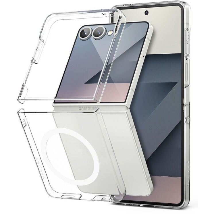 Защитный чехол Ringke Slim Magnetic для Samsung Galaxy Flip 7 (8800293855828) - Clear: фото 2 из 22