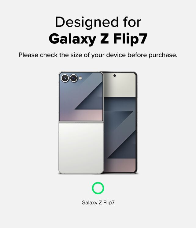 Защитный чехол Ringke Slim Magnetic для Samsung Galaxy Flip 7 (8800293855828) - Clear: фото 6 из 22