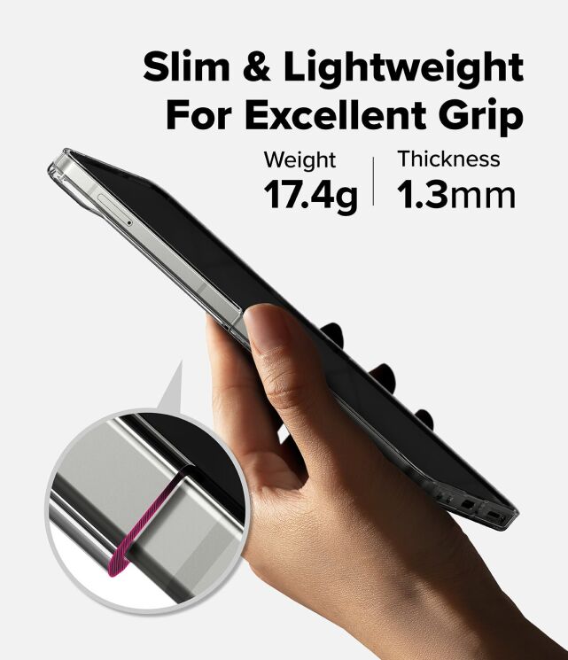 Защитный чехол Ringke Slim Magnetic для Samsung Galaxy Flip 7 (8800293855828) - Clear: фото 11 из 22
