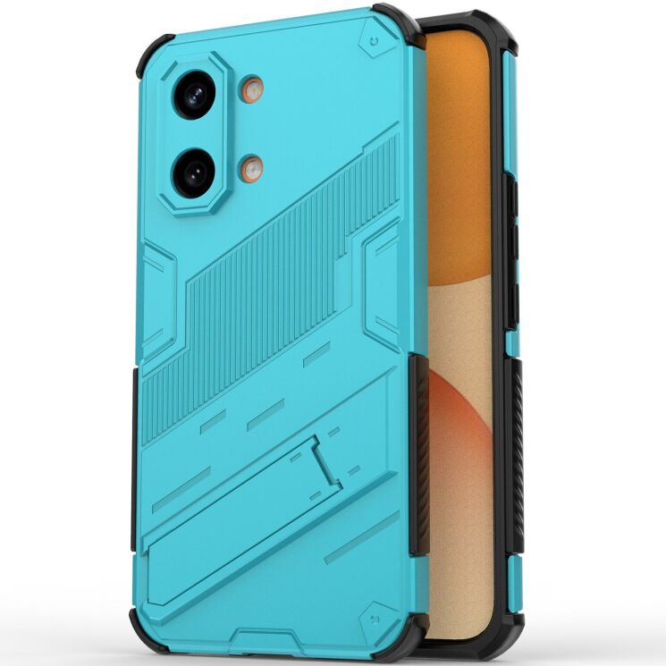 Защитный чехол с подставкой Deexe Bibercas для Xiaomi Poco X8 Pro Max - Baby Blue: фото 1 из 6