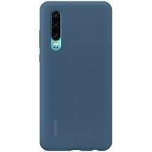 Захисний чохол Silicone Car Case для Huawei P30 - Blue: фото 1 з 4