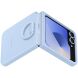 Защитный чехол Silicone Case (FF) для Samsung Galaxy Flip 6 (EF-PF741TLEGUA) - Blue (357531L). Фото 3 из 6