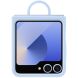 Защитный чехол Silicone Case (FF) для Samsung Galaxy Flip 6 (EF-PF741TLEGUA) - Blue (357531L). Фото 4 из 6