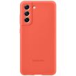 Защитный чехол Silicone Cover для Samsung Galaxy S21 FE (G990) EF-PG990TPEGRU - Coral (230670P)