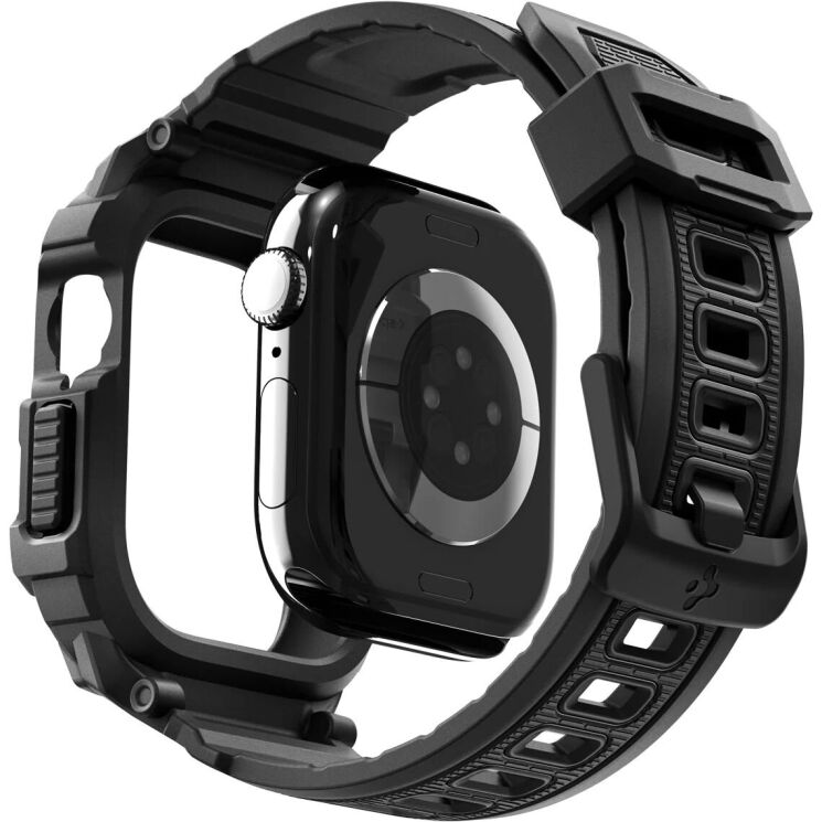 Захисний чохол Spigen Rugged Armor Pro 2 для Apple Watch 10 / 11 46 mm (ACS10503) - Matte Black: фото 5 з 16