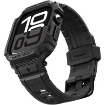 Захисний чохол Spigen Rugged Armor Pro 2 для Apple Watch 10 / 11 46 mm (ACS10503) - Matte Black: фото 1 з 16