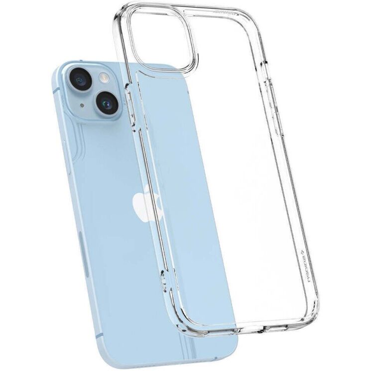 Защитный чехол Spigen (SGP) Crystal Hybrid для Apple iPhone 14 Plus (ACS04653) - Crystal Clear: фото 6 из 12
