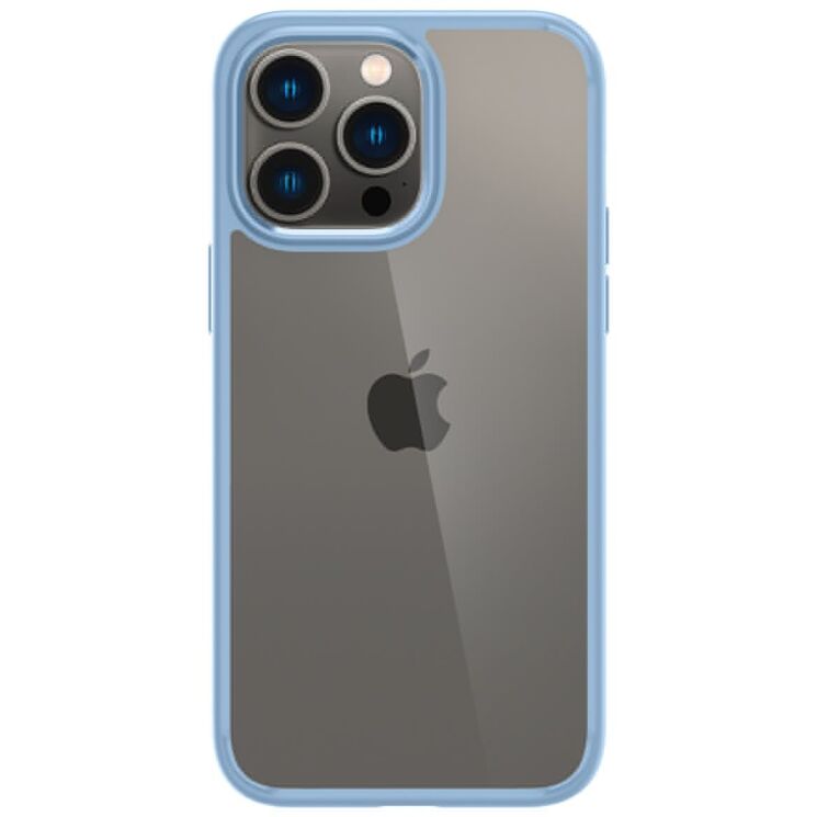 Защитный чехол Spigen (SGP) Crystal Hybrid для Apple iPhone 14 Pro - Sierra Blue: фото 2 из 11