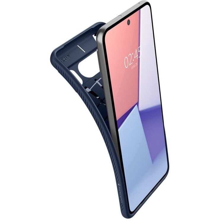 Защитный чехол Spigen (SGP) Liquid Air для Google Pixel 8 Pro - Navy Blue: фото 9 из 19