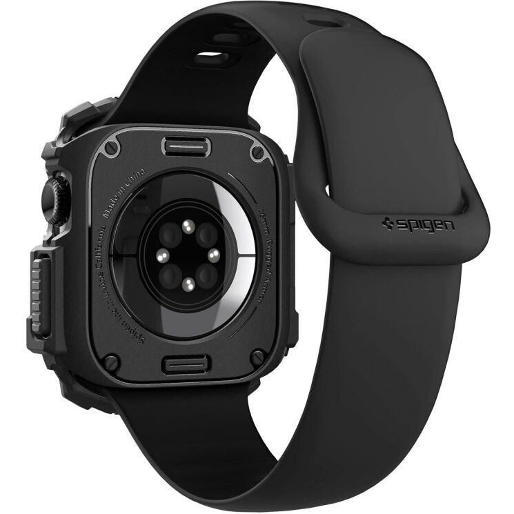 Защитный чехол Spigen (SGP) Rugged Armor (FW) для Apple Watch 10 46 mm (ACS08597) - Matte Black: фото 6 из 15