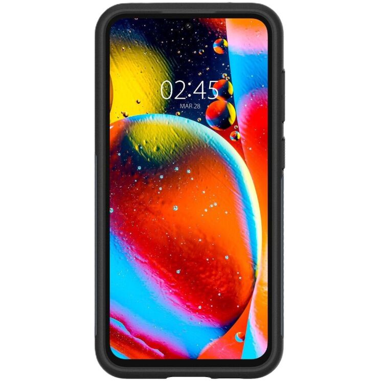 Захисний чохол Spigen (SGP) Slim Armor для Samsung Galaxy S24 FE (S721) ACS08563 - Metal Slate: фото 4 з 8
