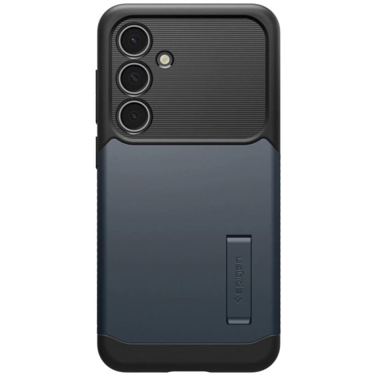 Захисний чохол Spigen (SGP) Slim Armor для Samsung Galaxy S24 FE (S721) ACS08563 - Metal Slate: фото 2 з 8