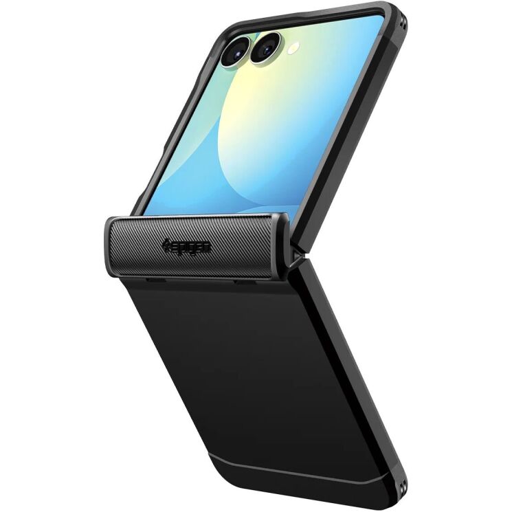 Защитный чехол Spigen (SGP) Slim Armor Pro (MagFit) для Samsung Galaxy Flip 7 (ACS09558) - Black: фото 3 из 16