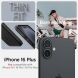 Защитный чехол Spigen (SGP) Thin Fit (MagFit) для Apple iPhone 16 Plus - Black (360679B). Фото 10 из 16