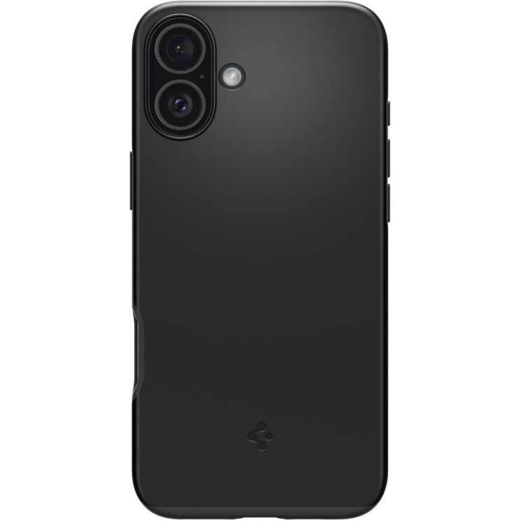 Защитный чехол Spigen (SGP) Thin Fit (MagFit) для Apple iPhone 16 Plus - Black: фото 2 из 16