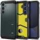 Защитный чехол Spigen (SGP) Tough Armor для Samsung Galaxy S24 FE (S721) - Green (367590G). Фото 1 из 17