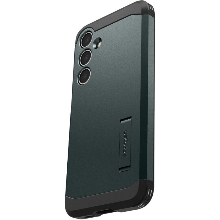 Защитный чехол Spigen (SGP) Tough Armor для Samsung Galaxy S24 FE (S721) - Green: фото 3 из 17