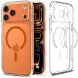 Защитный чехол Spigen Ultra Hybrid (MagFit) для iPhone 17 Pro (ACS11112) - Clear / Orange (389135O). Фото 1 из 8