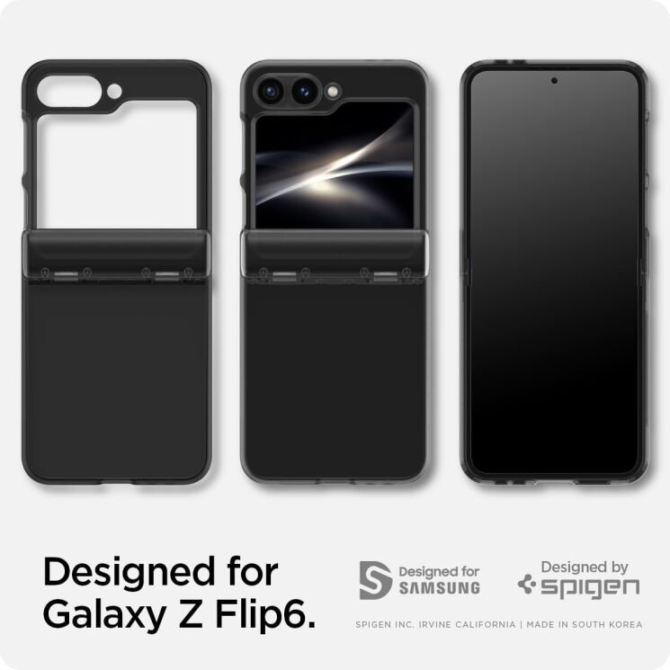 Защитный чехол Spigen (SGP) Ultra Hybrid Pro (FF) для Samsung Galaxy Flip 6 - Frost Gray: фото 13 из 18