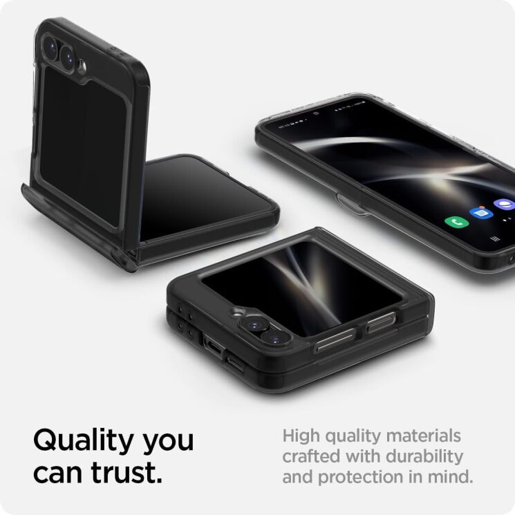 Защитный чехол Spigen (SGP) Ultra Hybrid Pro (FF) для Samsung Galaxy Flip 6 - Frost Gray: фото 14 из 18
