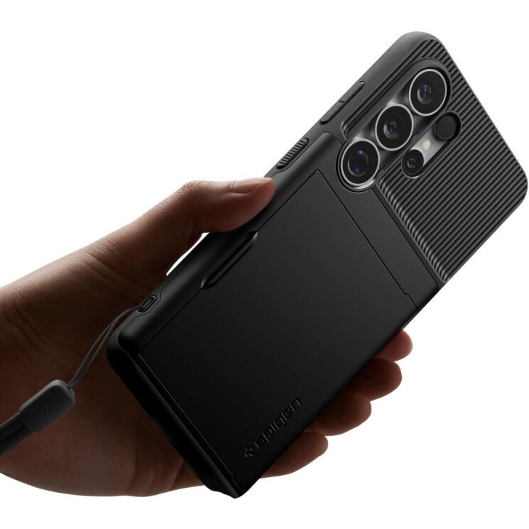 Захисний чохол Spigen Slim Armor CS для Samsung Galaxy S26 Ultra (S948) ACS11036 - Black: фото 3 з 12