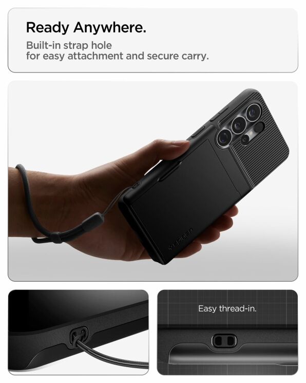 Защитный чехол Spigen Slim Armor CS для Samsung Galaxy S26 Ultra (S948) ACS11225 - Light Blue: фото 12 из 12