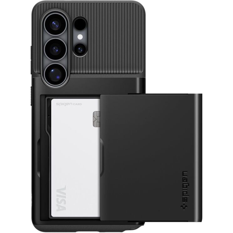 Захисний чохол Spigen Slim Armor CS для Samsung Galaxy S26 Ultra (S948) ACS11036 - Black: фото 2 з 12