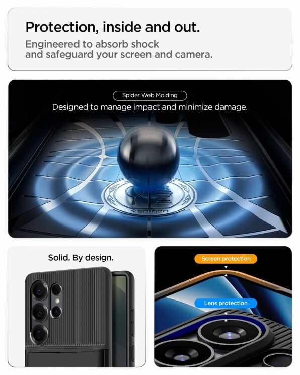 Защитный чехол Spigen Slim Armor CS для Samsung Galaxy S26 Ultra (S948) ACS11225 - Light Blue: фото 11 из 12