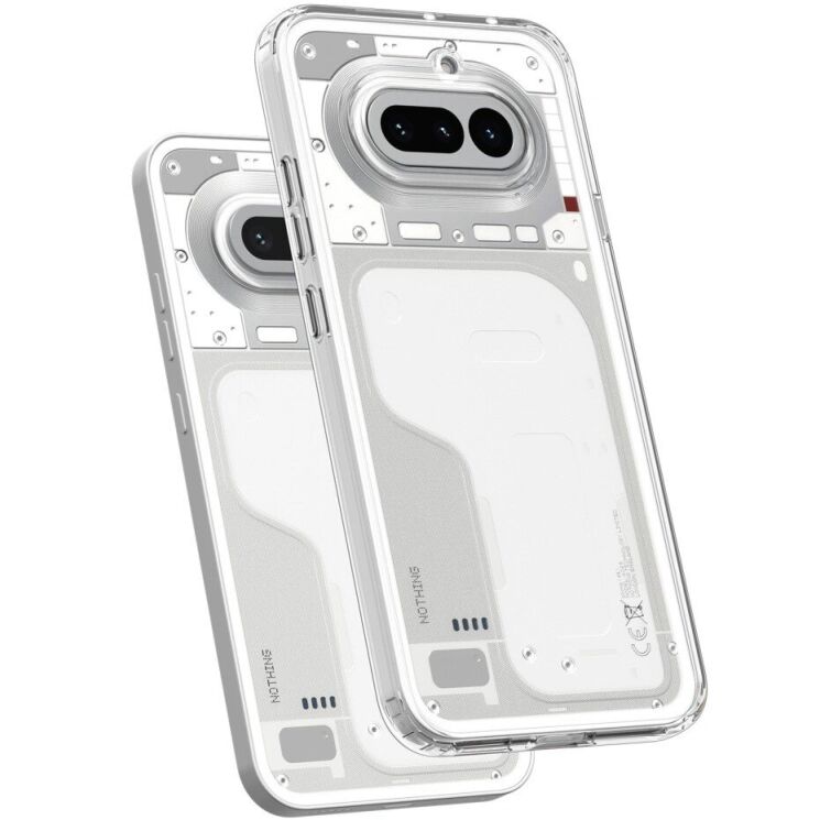 Захисний чохол Spigen Ultra Hybrid для Nothing Phone (4a) (ACS09793) - Clear: фото 3 з 9