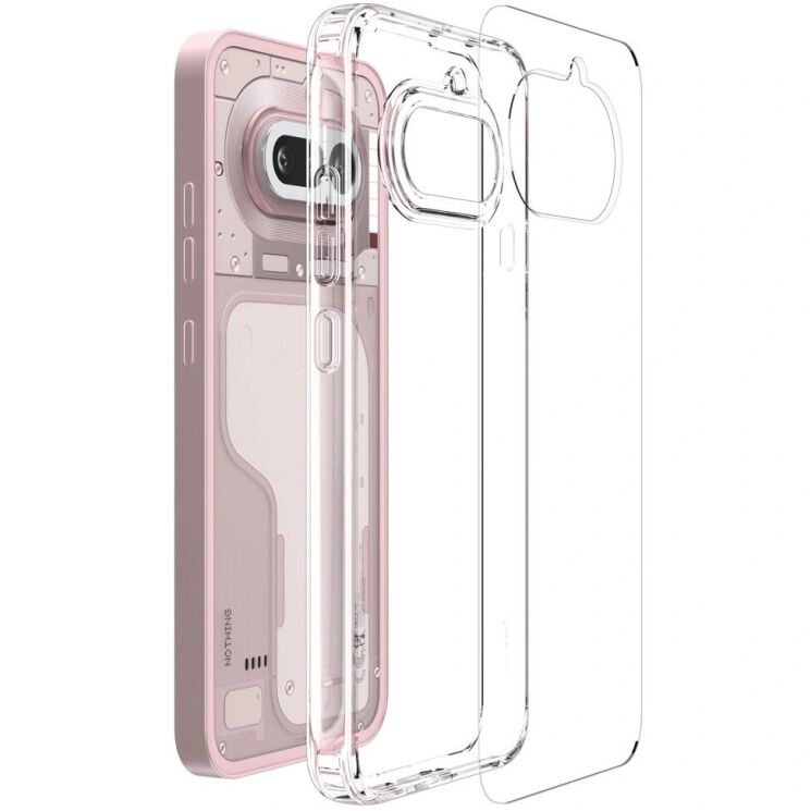 Захисний чохол Spigen Ultra Hybrid для Nothing Phone (4a) (ACS09793) - Clear: фото 4 з 9