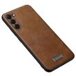 Защитный чехол SULADA Leather Case для Samsung Galaxy S23 Plus - Brown (317841Z)