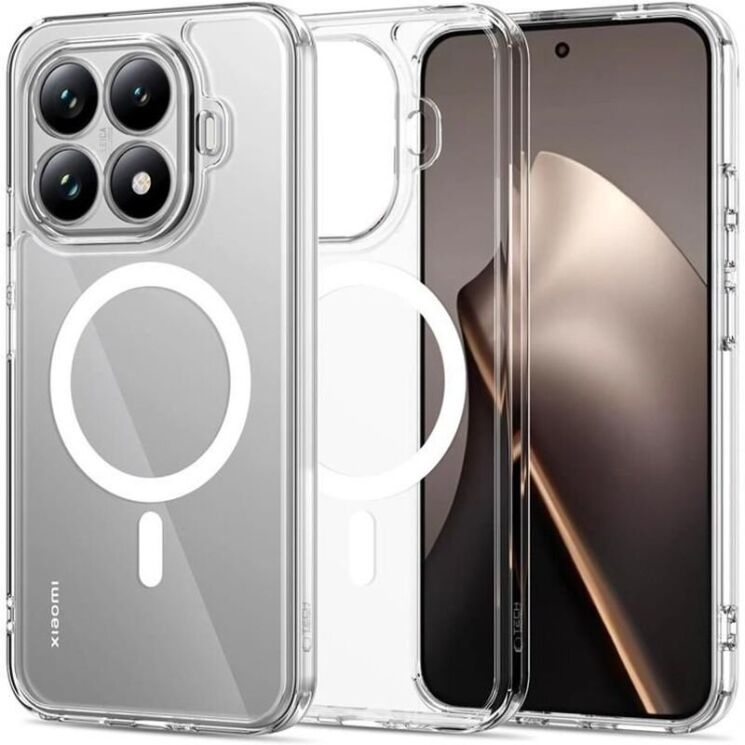 Защитный чехол Tech-Protect FlexAir Hybrid MagSafe для Xiaomi 15T Pro - Clear: фото 1 из 5