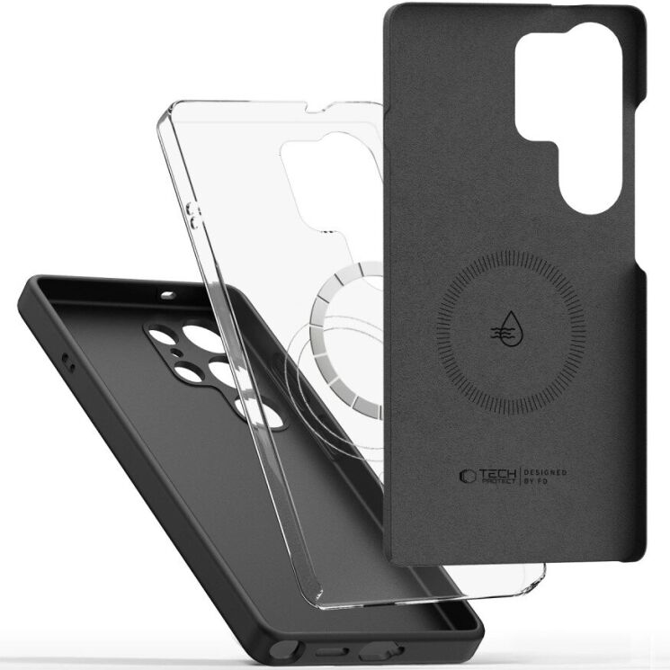Защитный чехол Tech-Protect Silicone MagSafe для Samsung Galaxy S26 Ultra (S948) - Black: фото 3 из 10