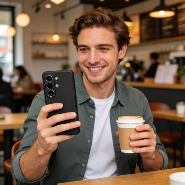 Защитный чехол Tech-Protect Silicone MagSafe для Samsung Galaxy S26 Ultra (S948) - Black: фото 7 из 10