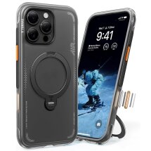 Защитный чехол TORRAS Ostand Q3 Air для Apple iPhone 16 Pro - Black: фото 1 из 8