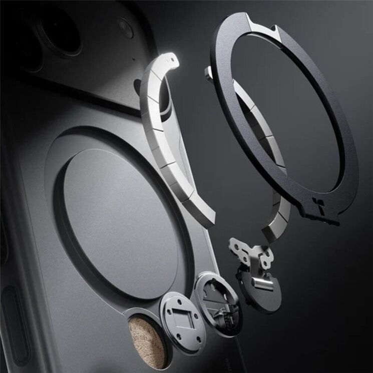 Захисний чохол TORRAS Ostand Q3 Air Pro with MagSafe для Apple iPhone 17 Pro Max - Obsidian Core (411118OC) Захисний чохол TORRAS Ostand Q3 Air Pro with MagSafe для Apple iPhone 17 Pro Max - Obsidian Core: фото 9 з 11