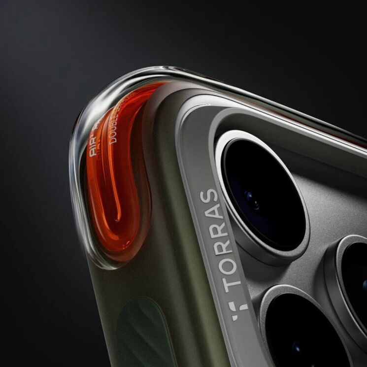 Захисний чохол TORRAS Ostand Q3 Air Pro with MagSafe для Apple iPhone 17 Pro Max - Obsidian Core (411118OC) Захисний чохол TORRAS Ostand Q3 Air Pro with MagSafe для Apple iPhone 17 Pro Max - Obsidian Core: фото 8 з 11